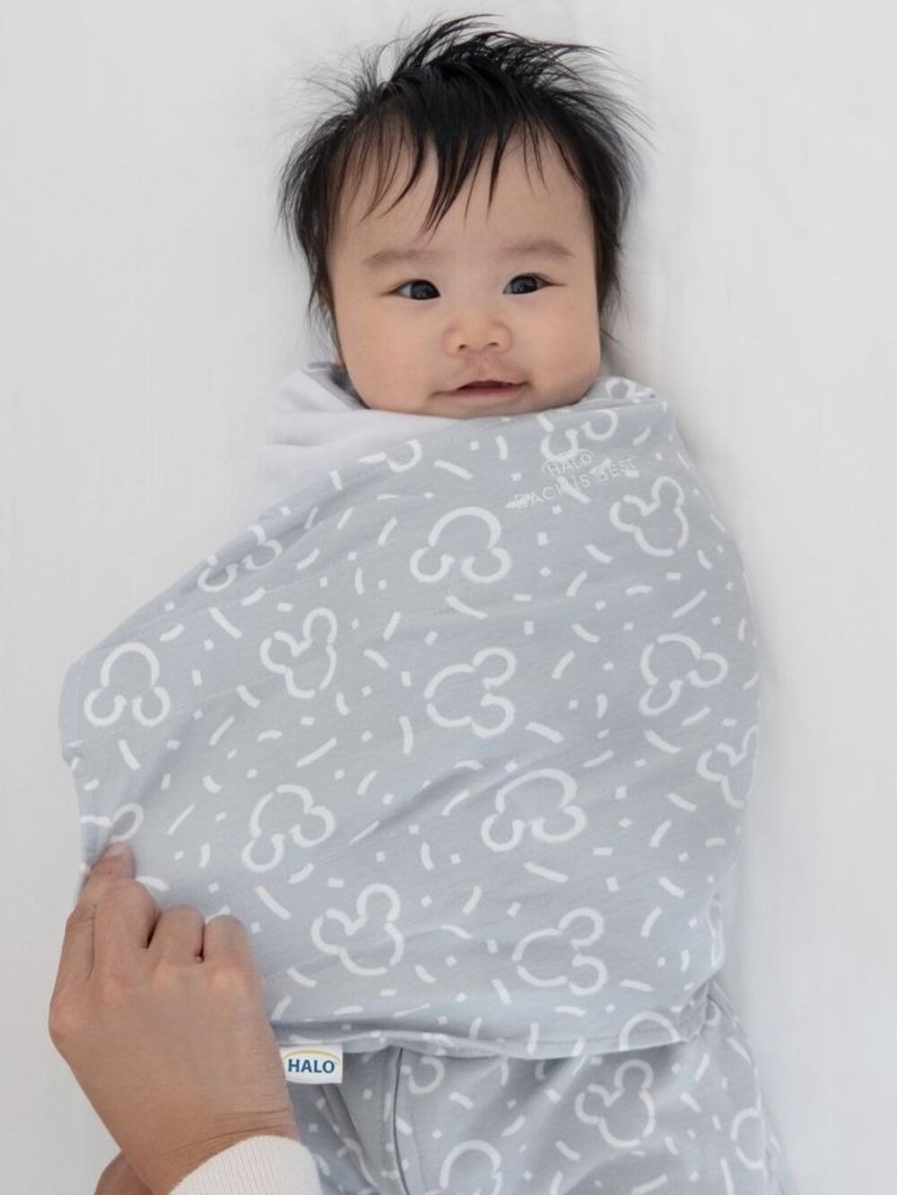 HALO SleepSack Disney Baby Wearable Blanket 12–18 Months Cotton Gray New
